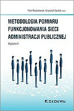Metodologia pomiaru funkcjonowania sieci administracji publicznej